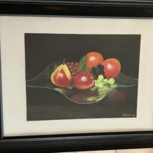 Fruit on Glass Dish