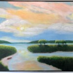 Peaceful Lake 36 x 48